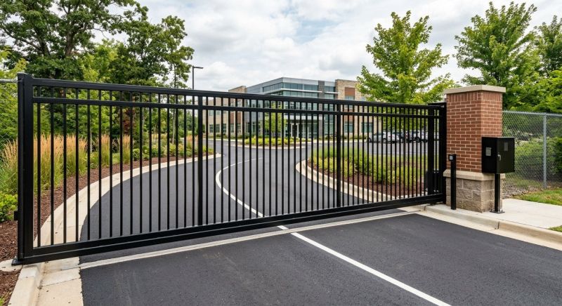 Commercial Gate Installation in Cary, NC