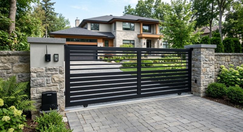 Driveway Fence Installation in Cary, NC