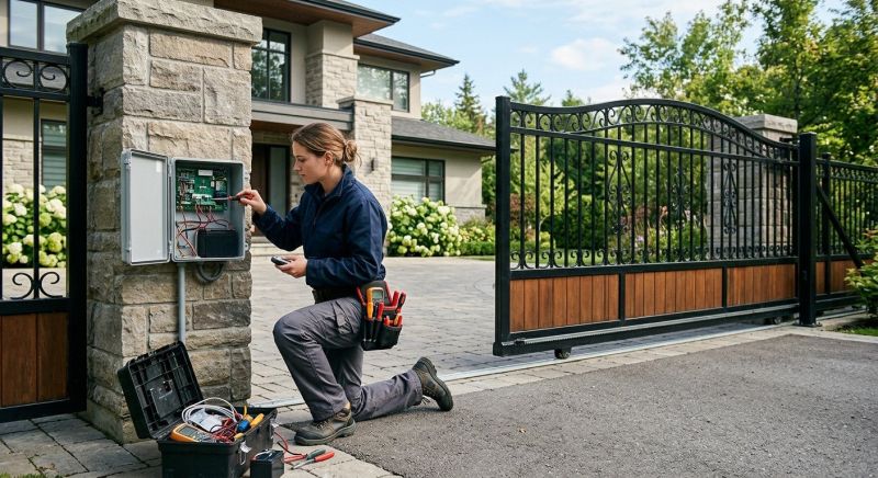 Electronic Gate Installation in Cary, NC