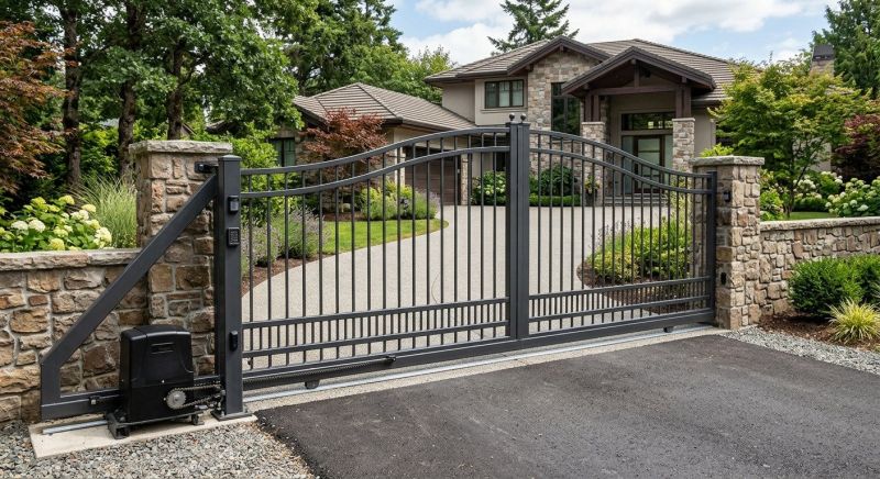 Entrance Gate Installation in Plano, TX